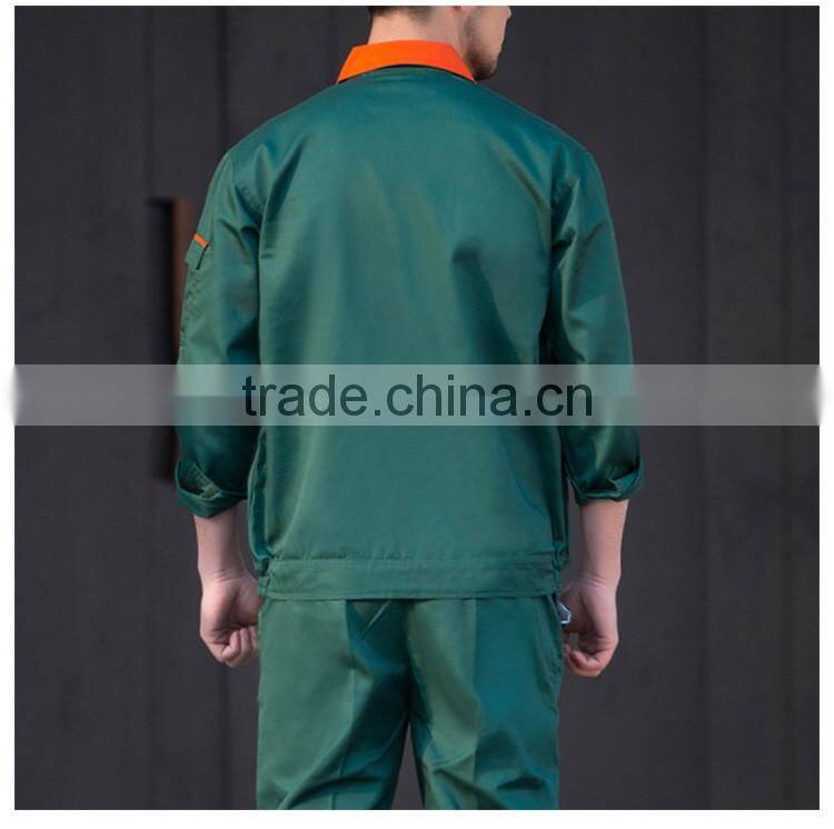 Guangzhou Manufacture Industrial Green Work Smock Uniforms