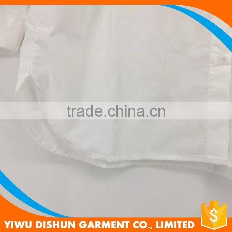 women collar design flower embroidered 3/4 sleeve washed shirt