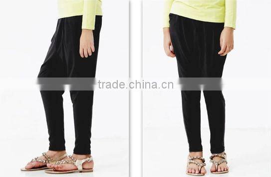 New pants design for girl kids harem pants OEM Guangdong
