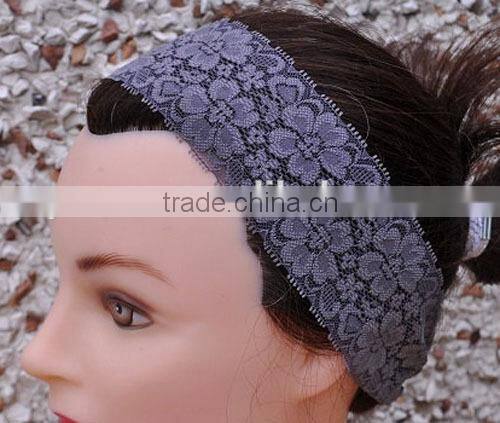 Fashion white HOT popular cotton spring lace hairband