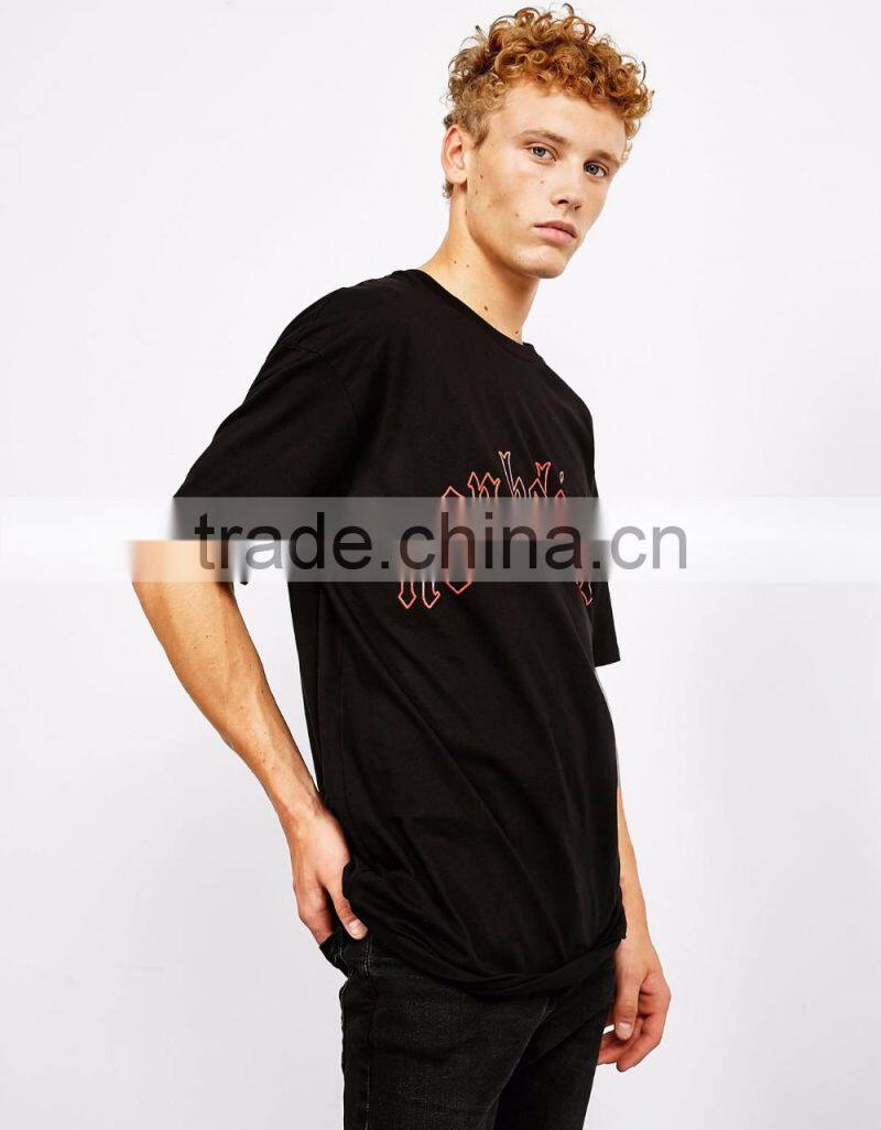 MGOO OEM/DOM Soft Cotton Tshirt With Word Basic Short Sleeve T-shirt Custom Design Outdoor T-shirt