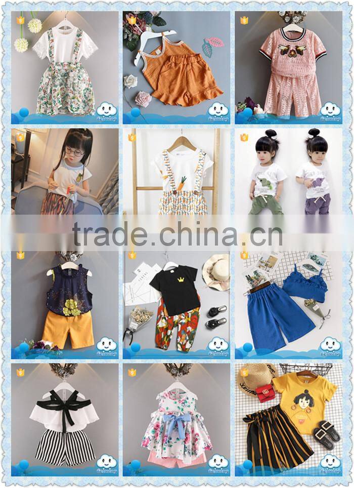 SS-982G Cheap Clothes From Turkey Kids Clothing Company Floral Baby Girl Clothes