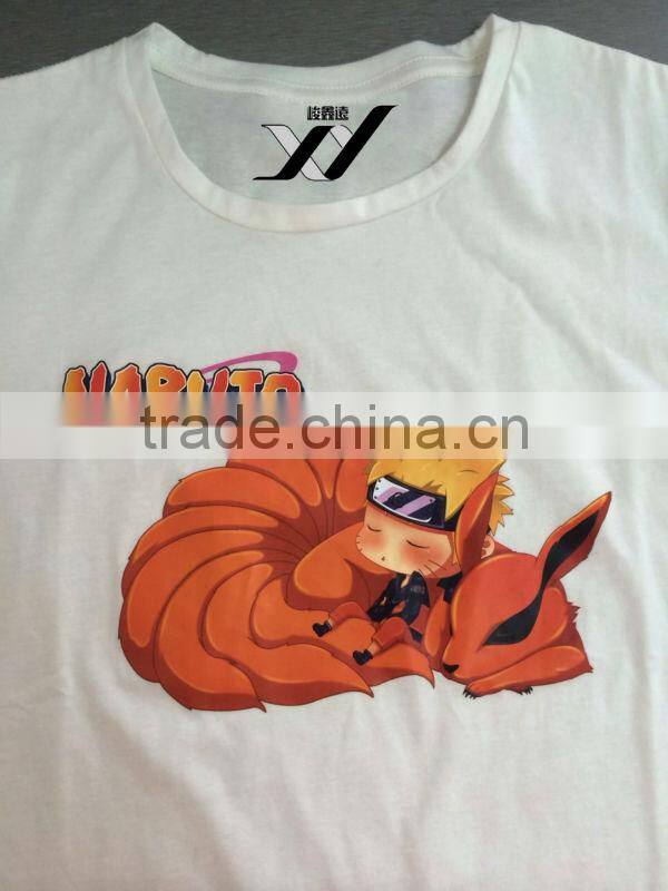 custom kids short sleeve t shirts with cartoon printing