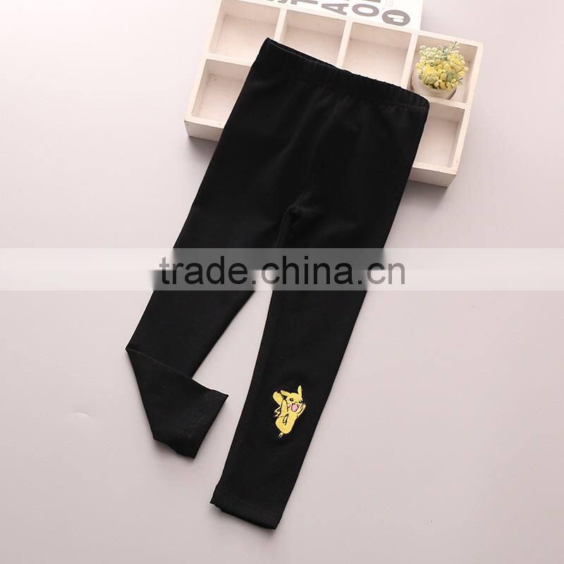S15927A Wholesale Children Cotton Leggings Baby Girl solid colored leggings
