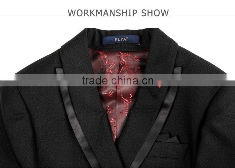 ELPA designer 3 piece children suits black wholesale kids suits for boys