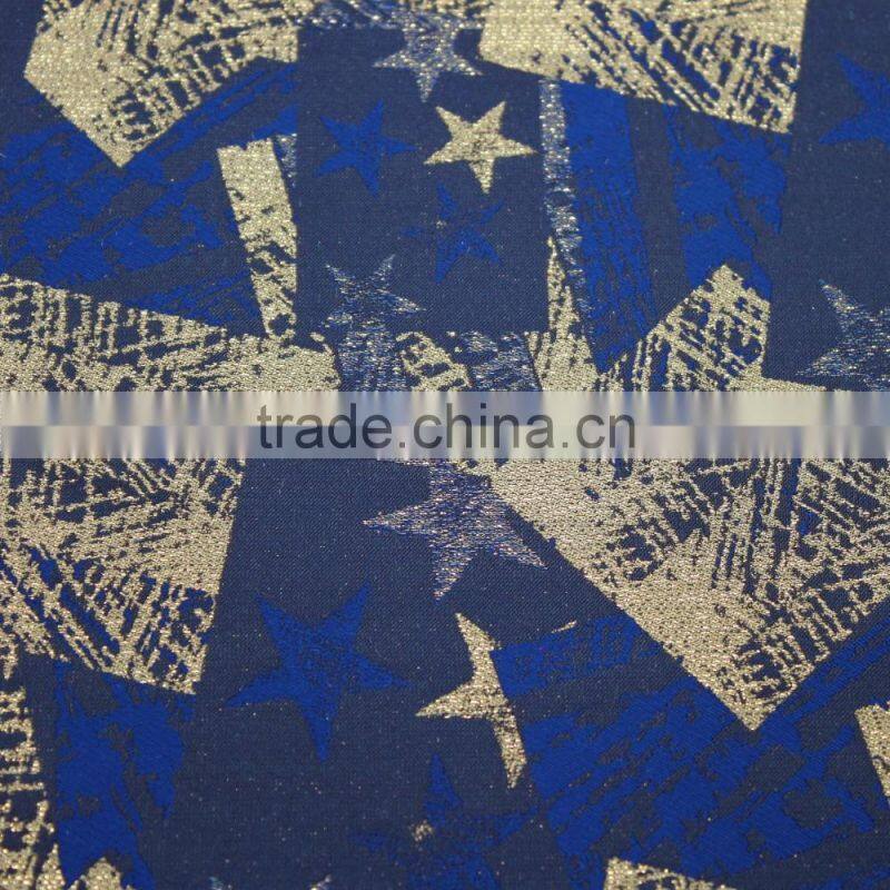 Custom Design Stars In Shining Dress Fabric