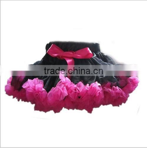 2016 pink and white Lovely Baby Girls Super Fluffy Chiffon Pettiskirt Fashional Girl's Multi Colors Pettiskirts wholesale