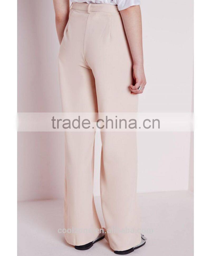 2015 fashion new design straight cotton women trousers