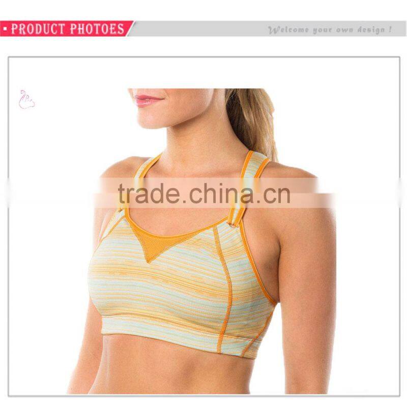 Factory Wholesale Yoga Fitness Breathable Seamless Best Workout Bras