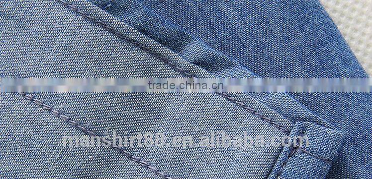 2017 fashion denim jeans boy's casual shirt