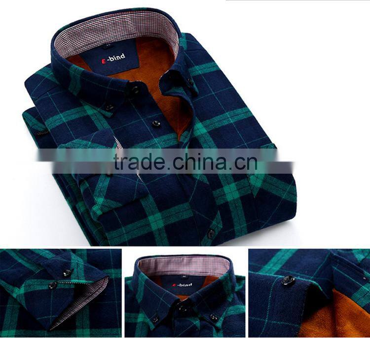 Alibaba wholesale plaid microfiber flannel shirt designs for men fashionable dress shirt manufacturers