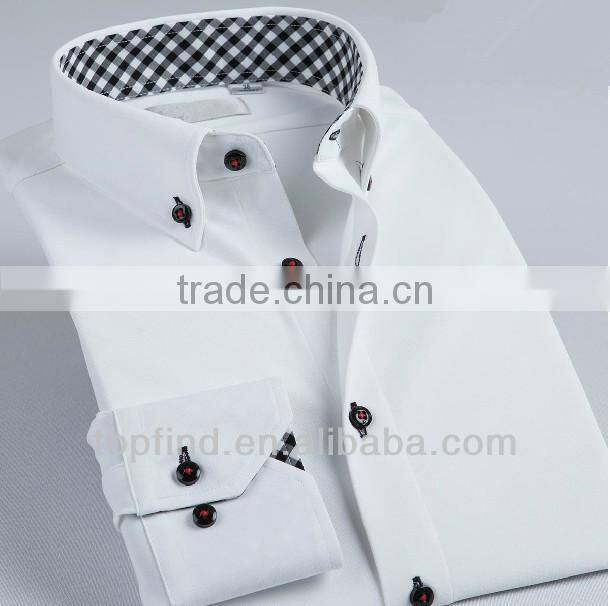 Men plain long sleeve dress Shirts