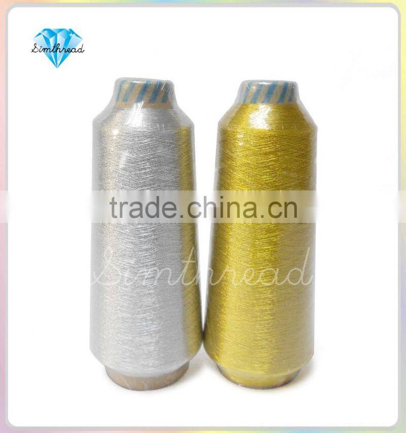 Pure Gold and Silver Color MS Metallic Embroidery Thread