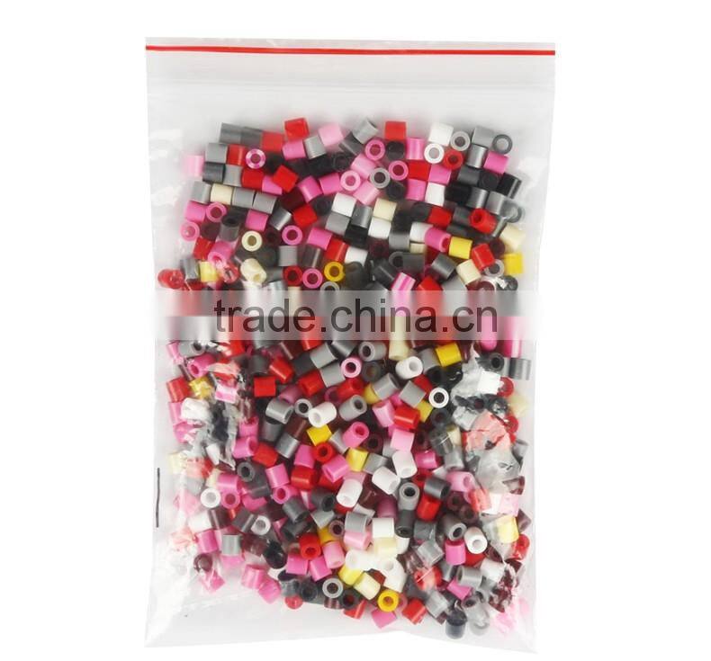 Diyfashion Educational craft 5mm mini hama perler beads set with pegboard iron paper and twezzer fuse beads toys for kids 18027