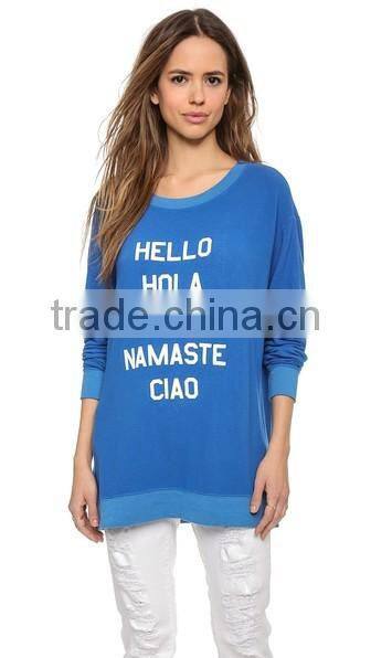 Vintage Inspired Top Stitched Women's Sweatshirt