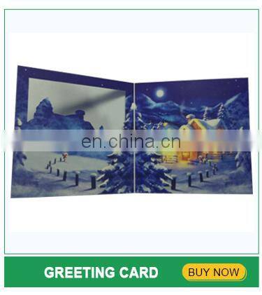 Hot selling handmade decoration custom printed paper bags with led light