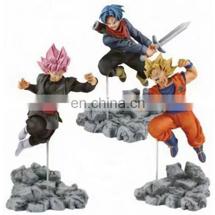 Dragon Ball Figure Figure DRAGON BALL Son Goku Kakarotto Torankusu price for 3 pcs a set 10cm