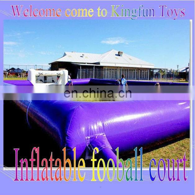 12 Human inflatable foosball court sport game