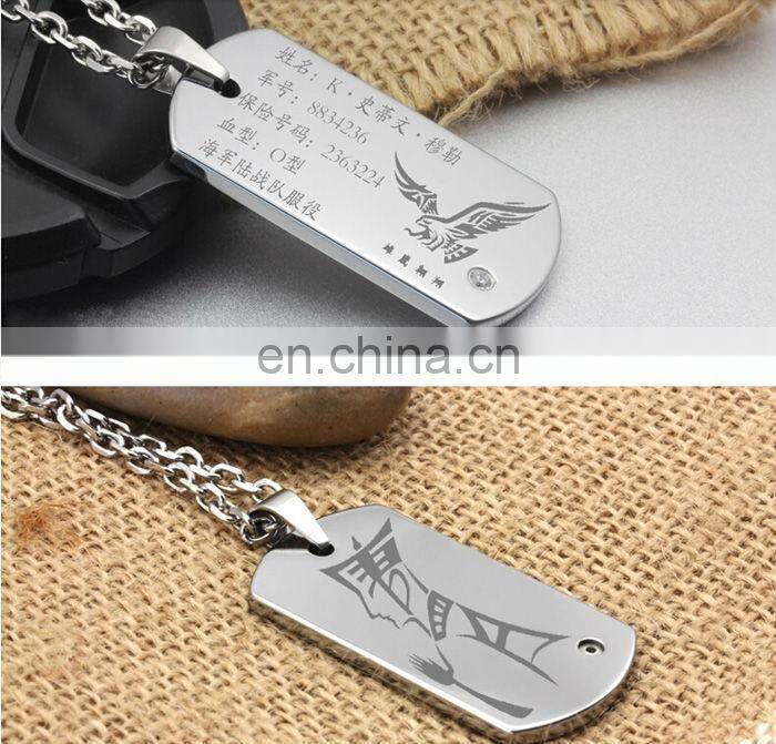 Nautical Style and Polished Technique cheap dog tag necklaces