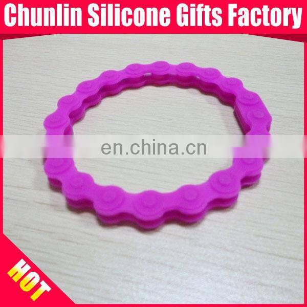 Newest and Personalized Silicone Chain Bracelet
