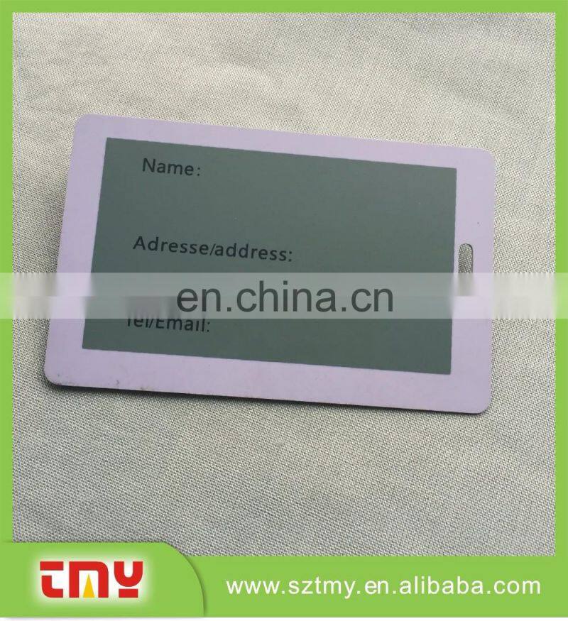 OEM Custom Fashion Design Colorful PVC Luggage Tag