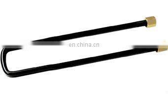 Truck spare parts square black paint u bolt and nuts for leaf spring