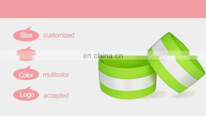 Fancy looking and design elastic reflective wrist band
