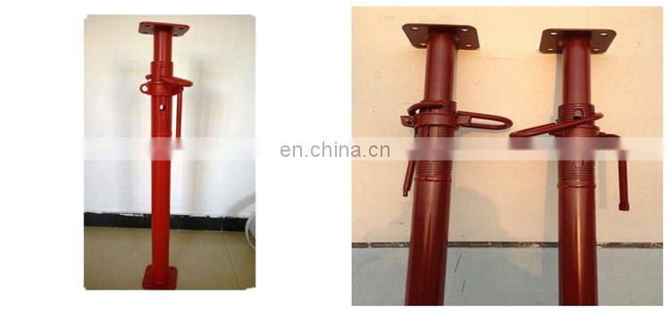 Tianjin Shisheng Hot Sale Painted Heavy Shoring Adjustable Steel Acrow Prop