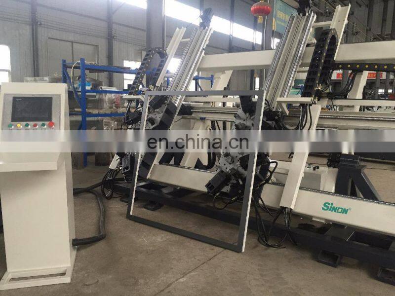 Aluminum Window Automatic Four Corners Aluminum Profile Crimping Machine