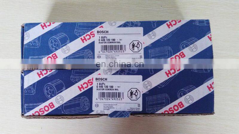 genuine and new fuel injector common rail injector 0445120199