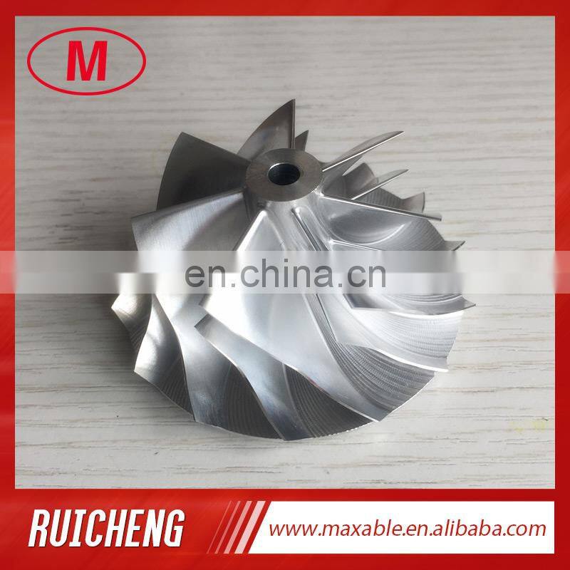 K16 54.20/68.00mm 7+7 blades high performance turbo billet/milling/aluminum 2618 compressor wheel