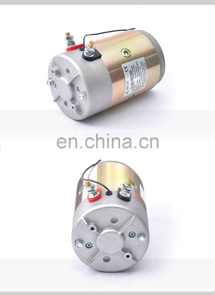 china wuxi factory 12v 1.6kw dc motor for electric forklift CW