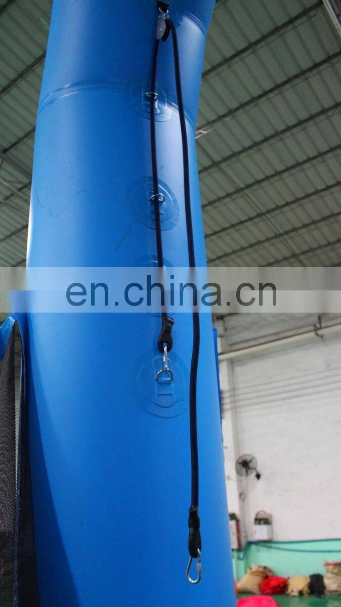 Commercial movable air frame post inflatable bungee jump for sport parks