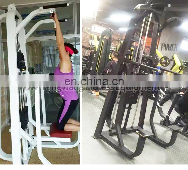 Hot sale professional exercise equipment YW-1735 kneeling type dip/chin assist