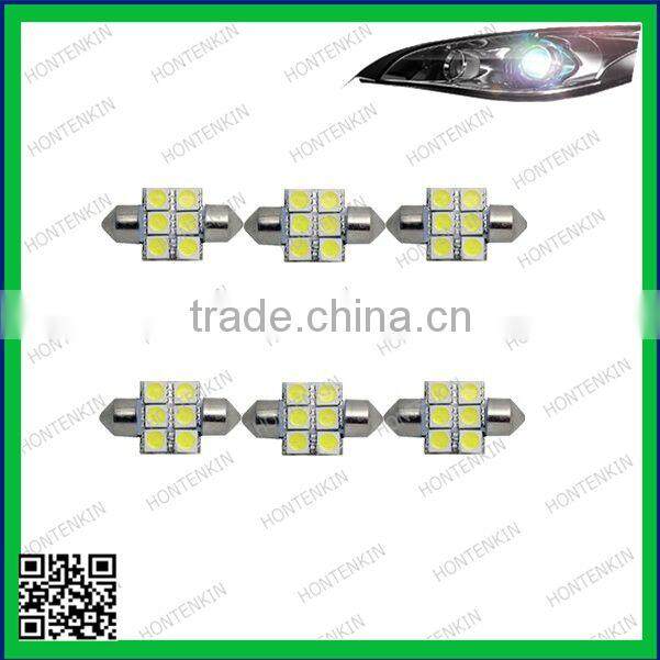 39mm 6SMD festoon light bulbs