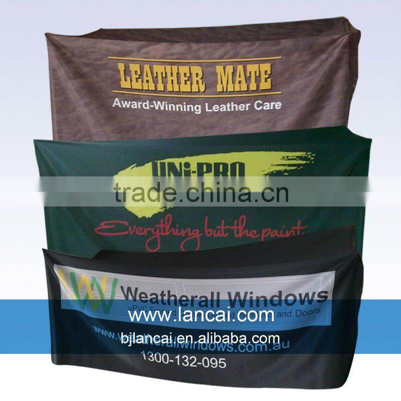 commerical promotion advertising polyester table throws banner flag