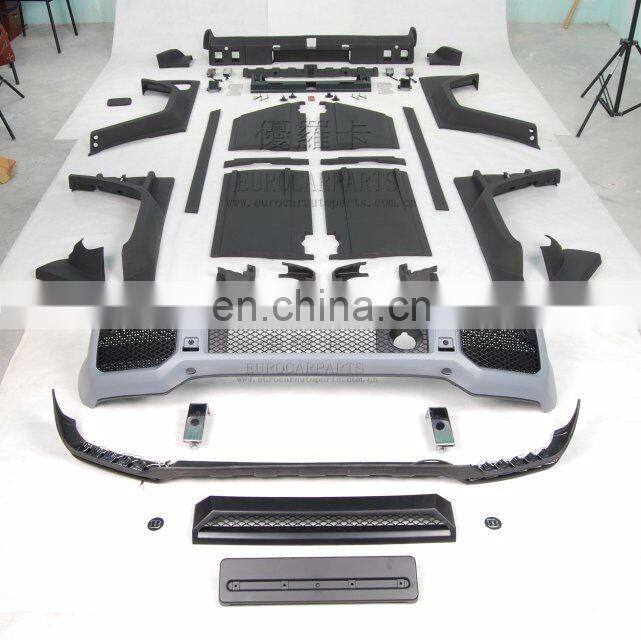 G-class body kit/bumper set for MB G W463 G55 G500 G63 G65 2011~2015y to 2016 G800 B-style brand new look tuning set