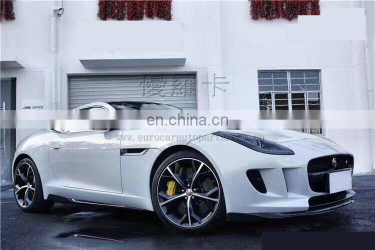 Body kits for Jeguar F type to startech with carbon front lip side skrits rear diffuser carbon finber parts for Ftype