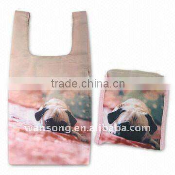 foldable & reusable nylon shopping bag