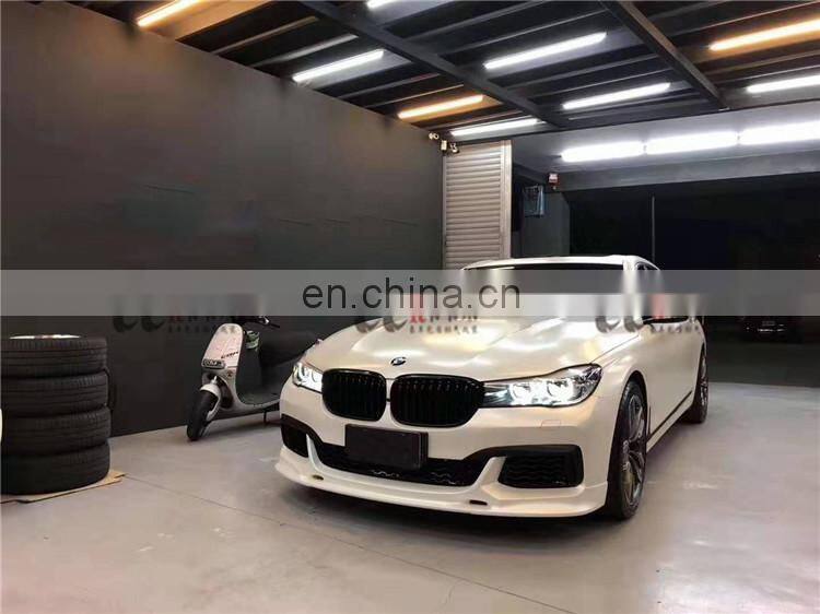 car  accessories body kit for bmw 7 series G11 G12 upgrade to 3D style front diffuser front lip spoiler