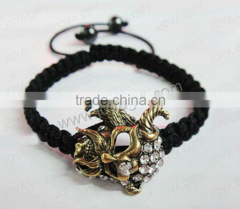 DIY shamballa bracelets, square beads shamballa bracelet