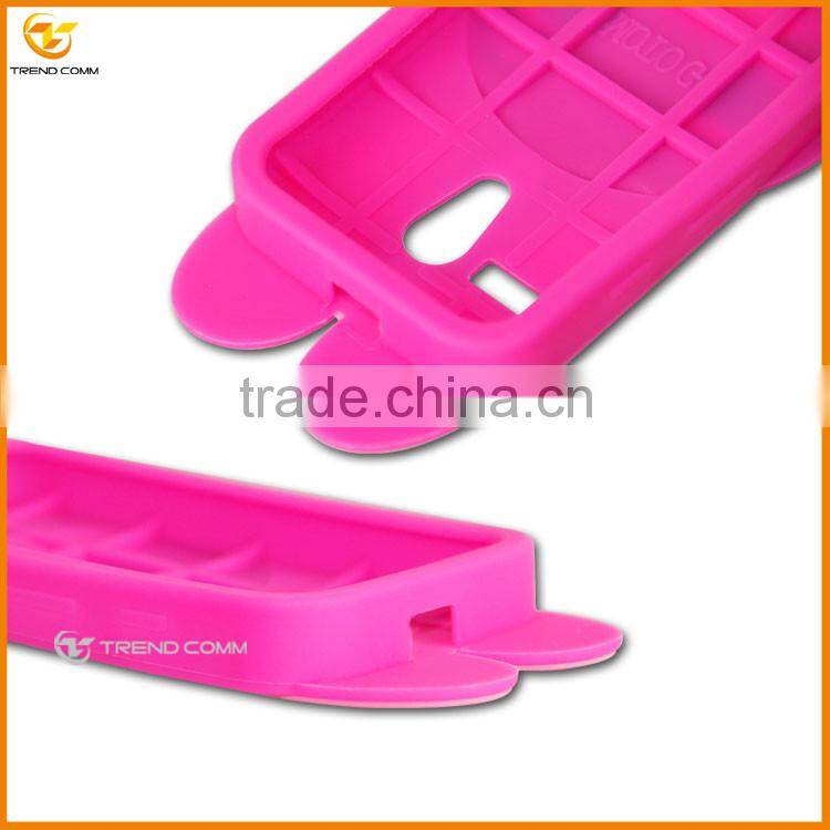 Cute rabbit silicon case for motorola G