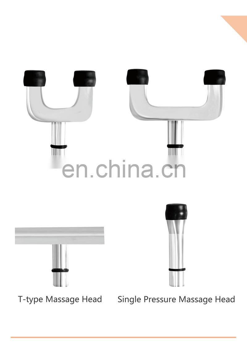 KXQ08C White Chiropractic Massager Electric Chiropractic Adjusting Tool with 4 Massage Heads