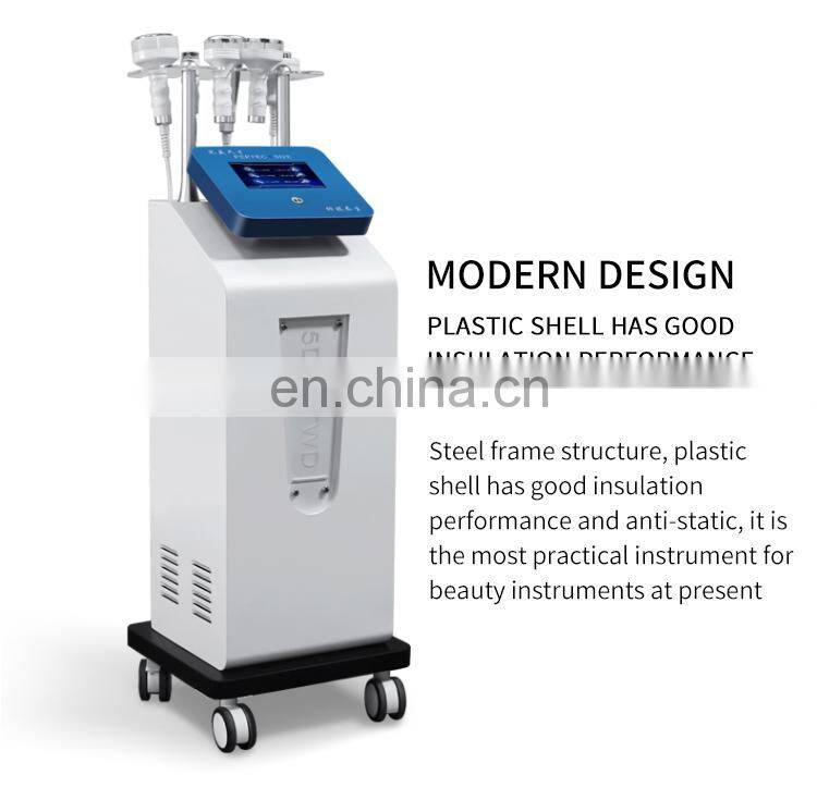 RF Vacuum Cavitation Magnetic Massage Body Shaping Instrument 5D Carving WL 12 Weight Loss Slimming Machine Dredge Meridian