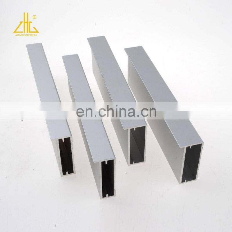 ISO 9001 Aluminium kitchen profiles , aluminium cabinet section for kitchen