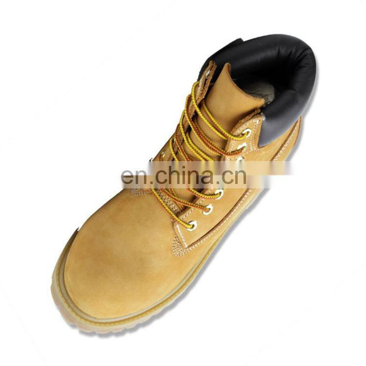 Men's safety work steel toe sepatu boot safety