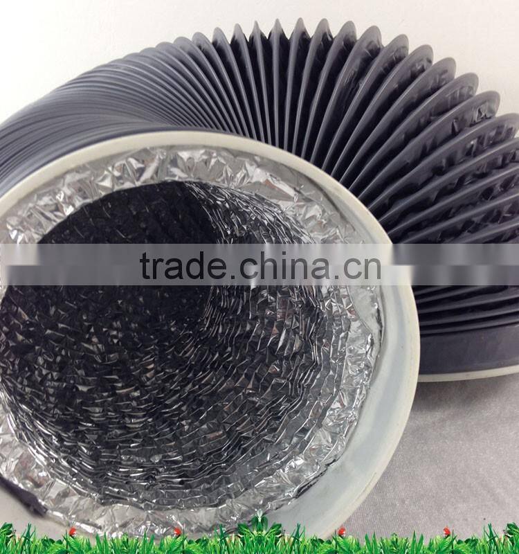 Aluminum foil with pvc coated air intake pipe