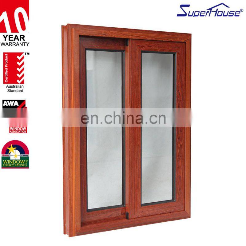 Superhouse Picture aluminum frame glass wood door wooden door for front door design with AS2047/CAS//DADE/NFRC/NOA certification