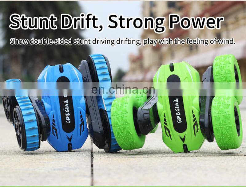 Great Christmas Gift JJRC Q95 2 Play Modes Double-sided Running 360 Rotating Remote Control Stunt Car for Kids