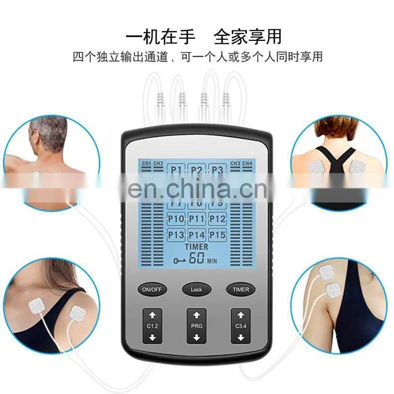AMERICAN electric digital tens physical therapy equipments electrical massage tens device pain relief therapy tens unit
